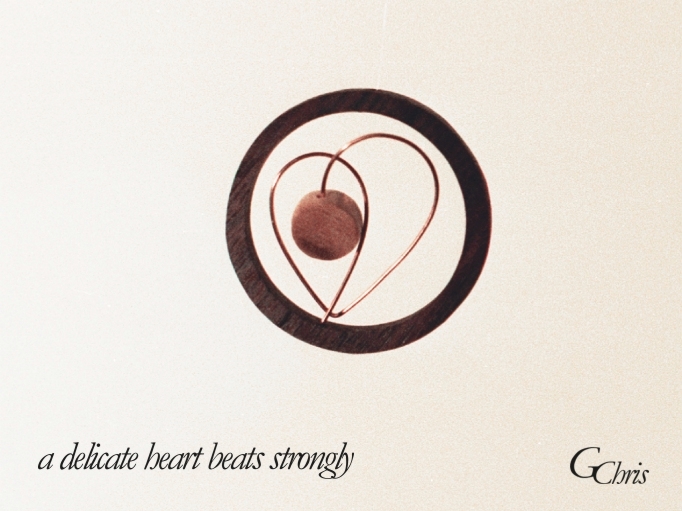 a delicate heart beats strongly