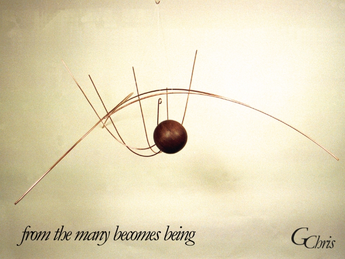 from the many becomes being